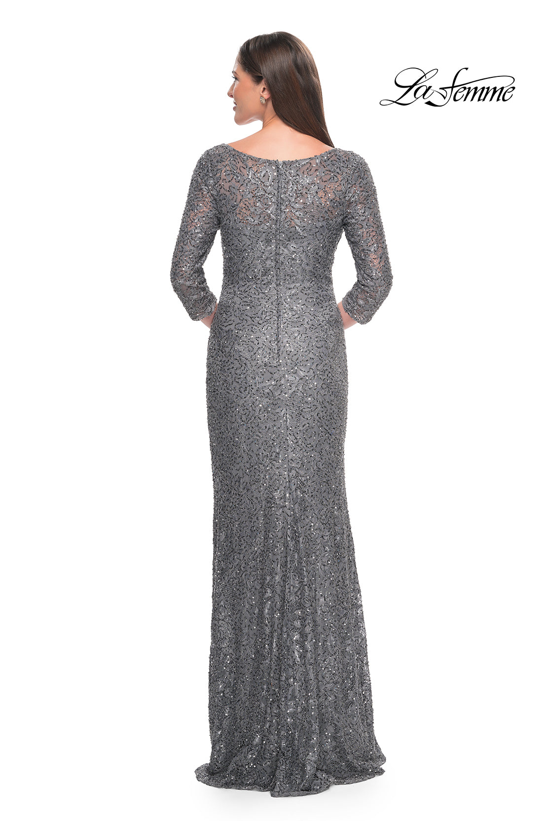 La Femme 31721 in Gunmetal, back view