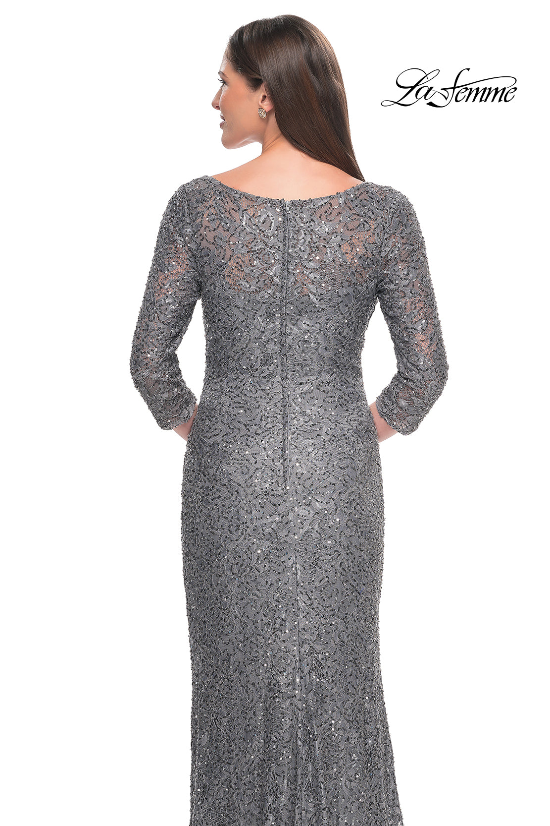 La Femme 31721 in Gunmetal, back view