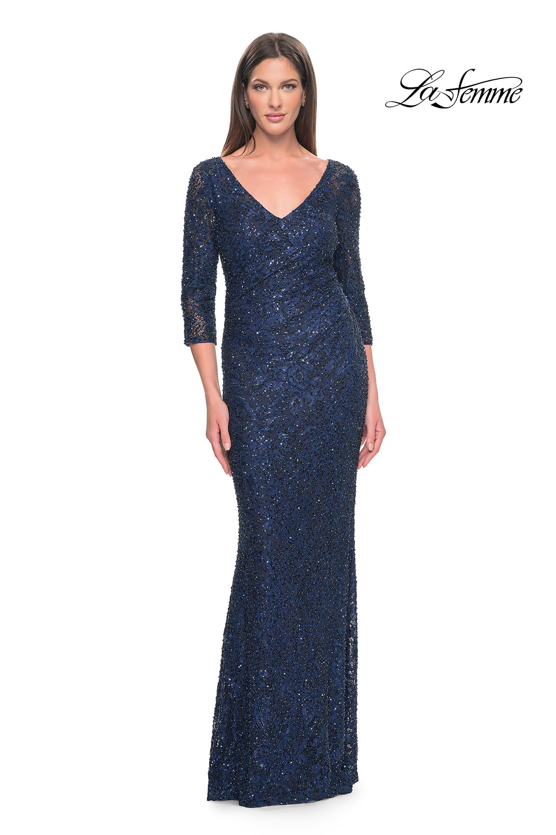 La Femme 31721 in Navy, front view
