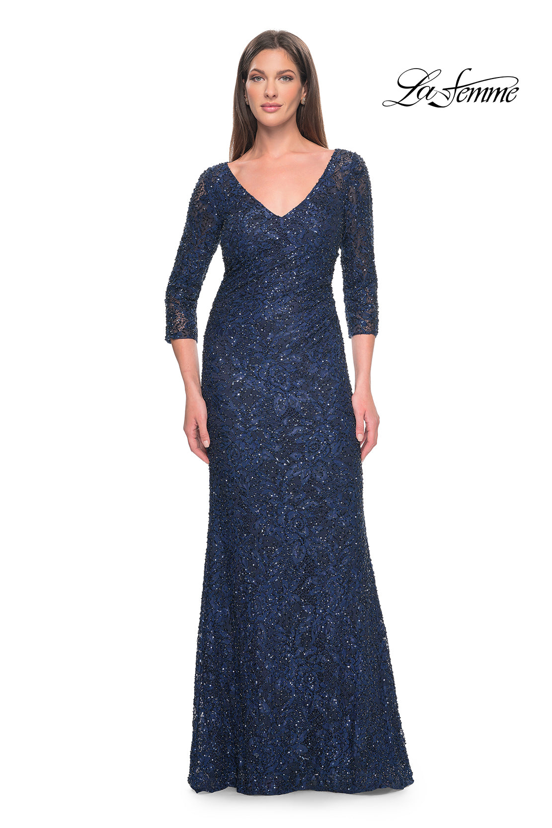 La Femme 31721 in Navy, front view