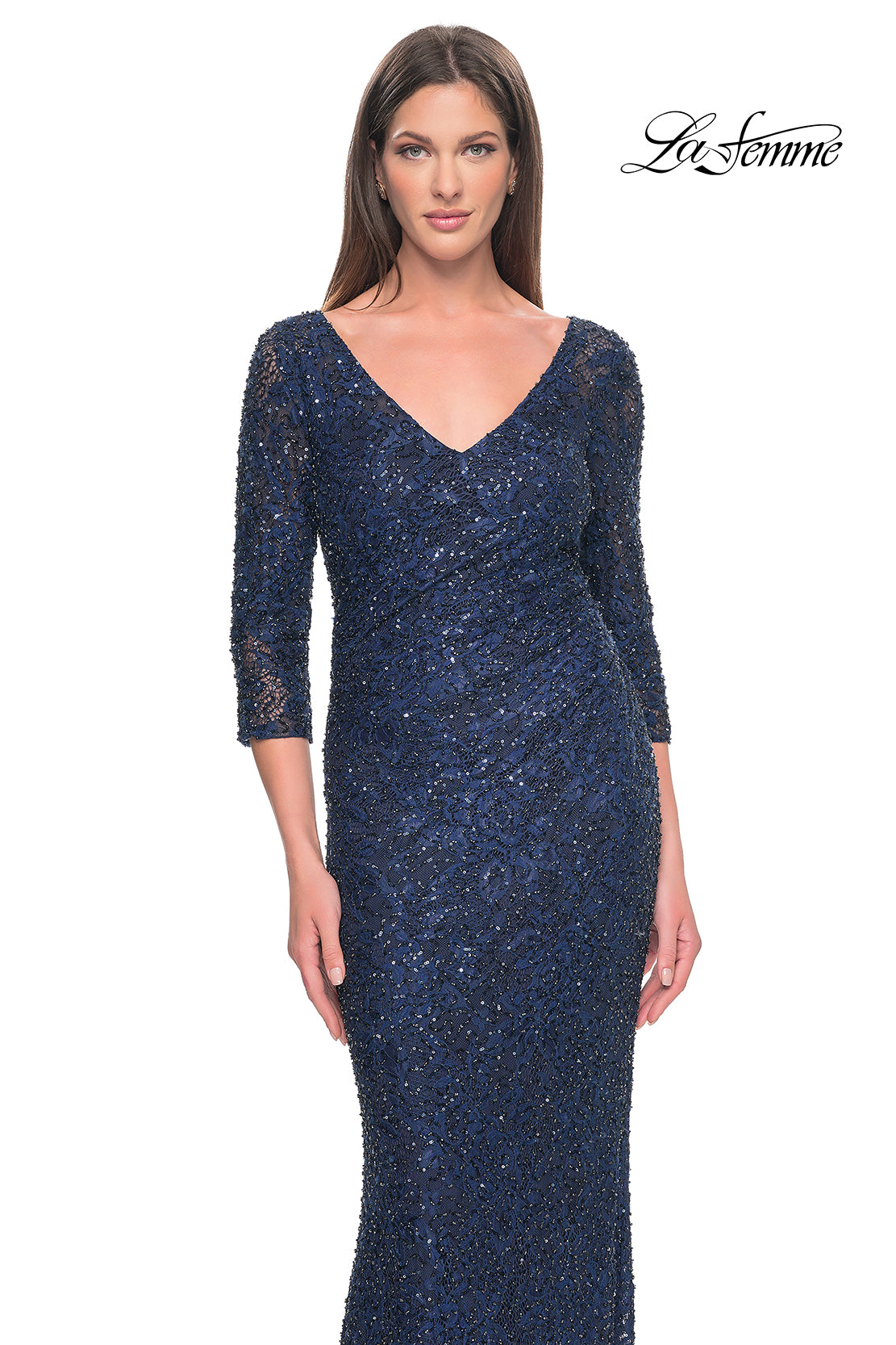 La Femme 31721 in Navy, front view