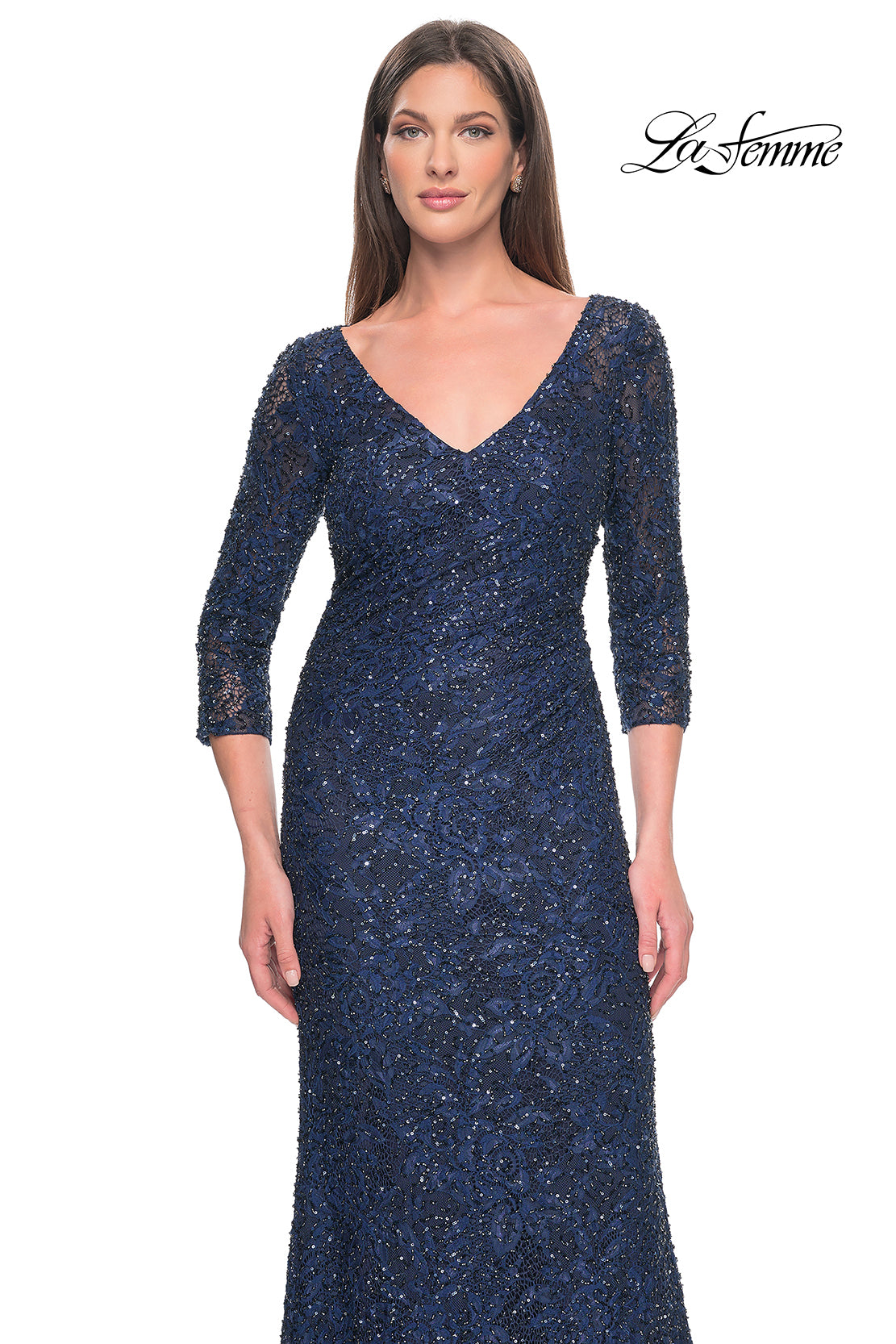 La Femme 31721 in Navy, front view