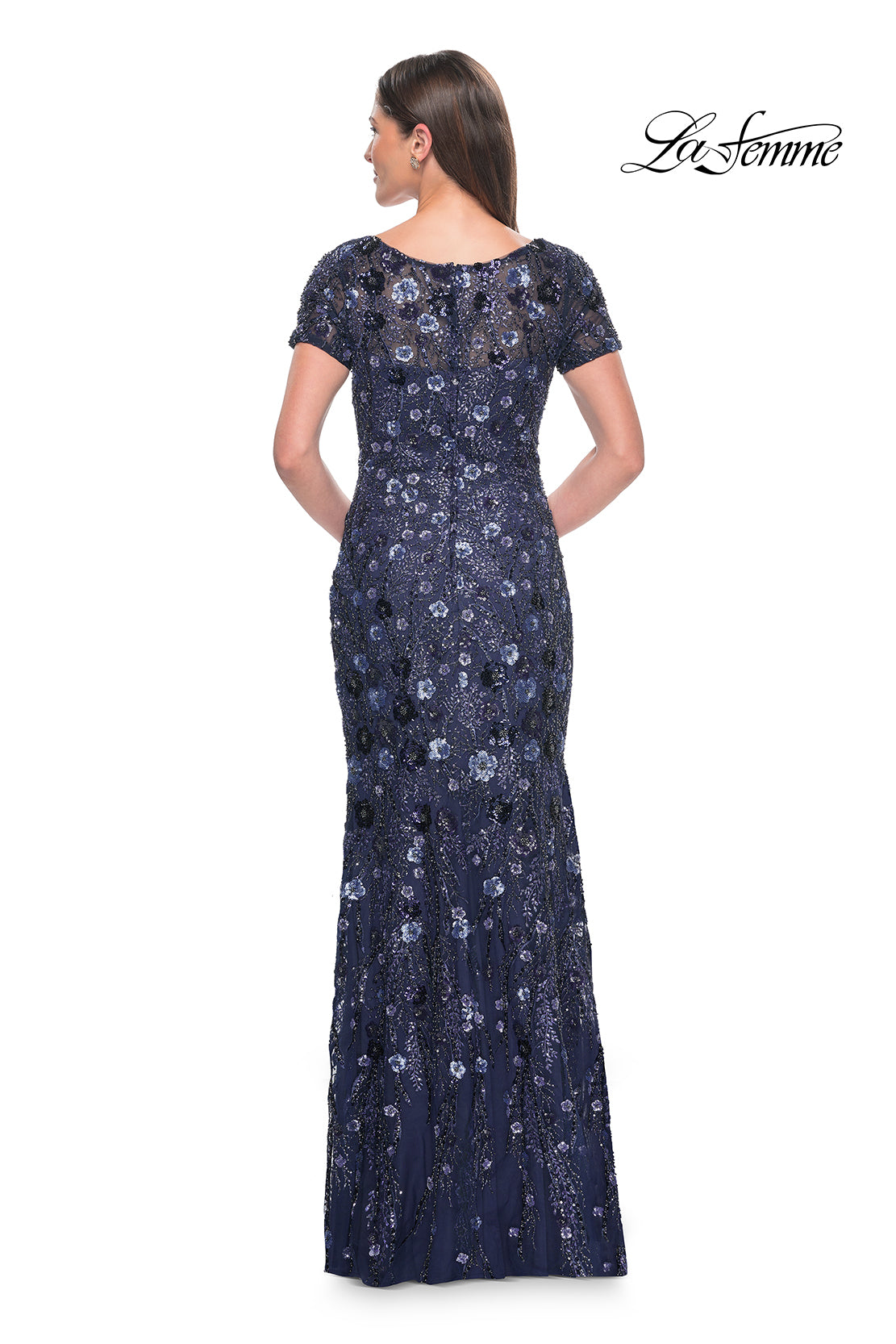 La Femme 31779 in Navy, back view