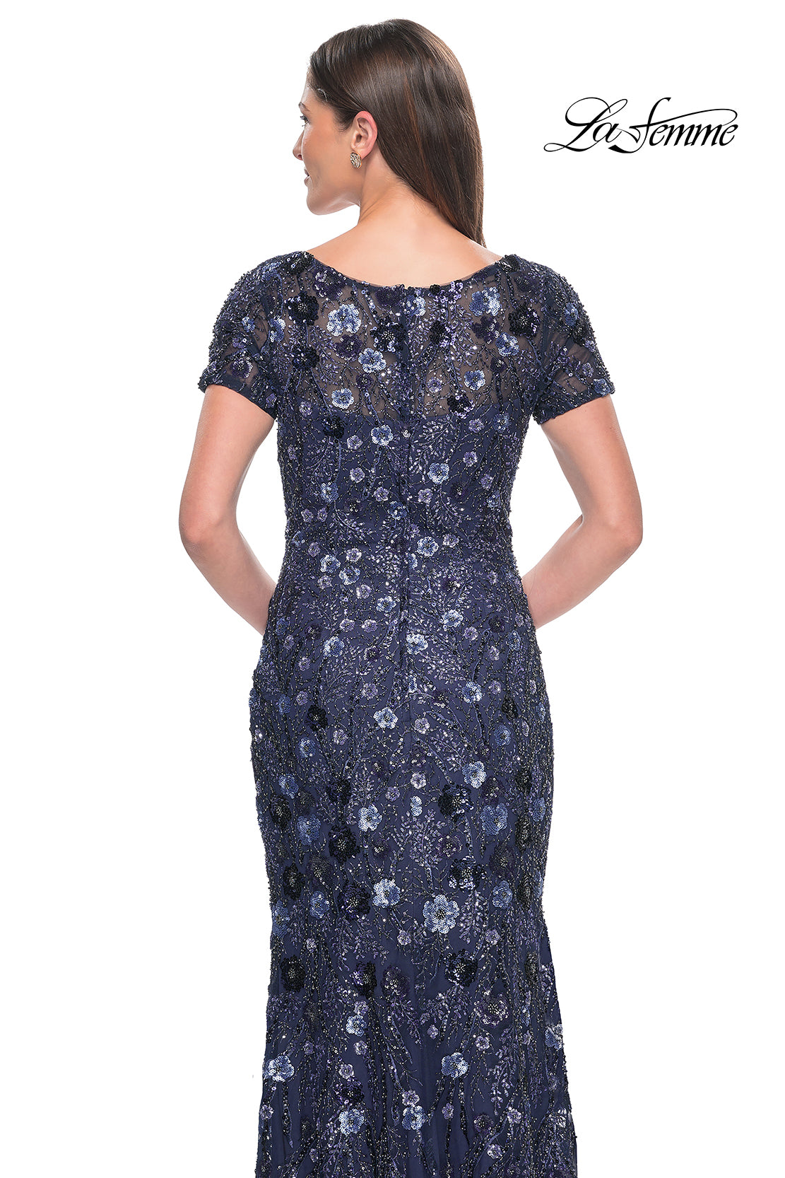 La Femme 31779 in Navy, back view