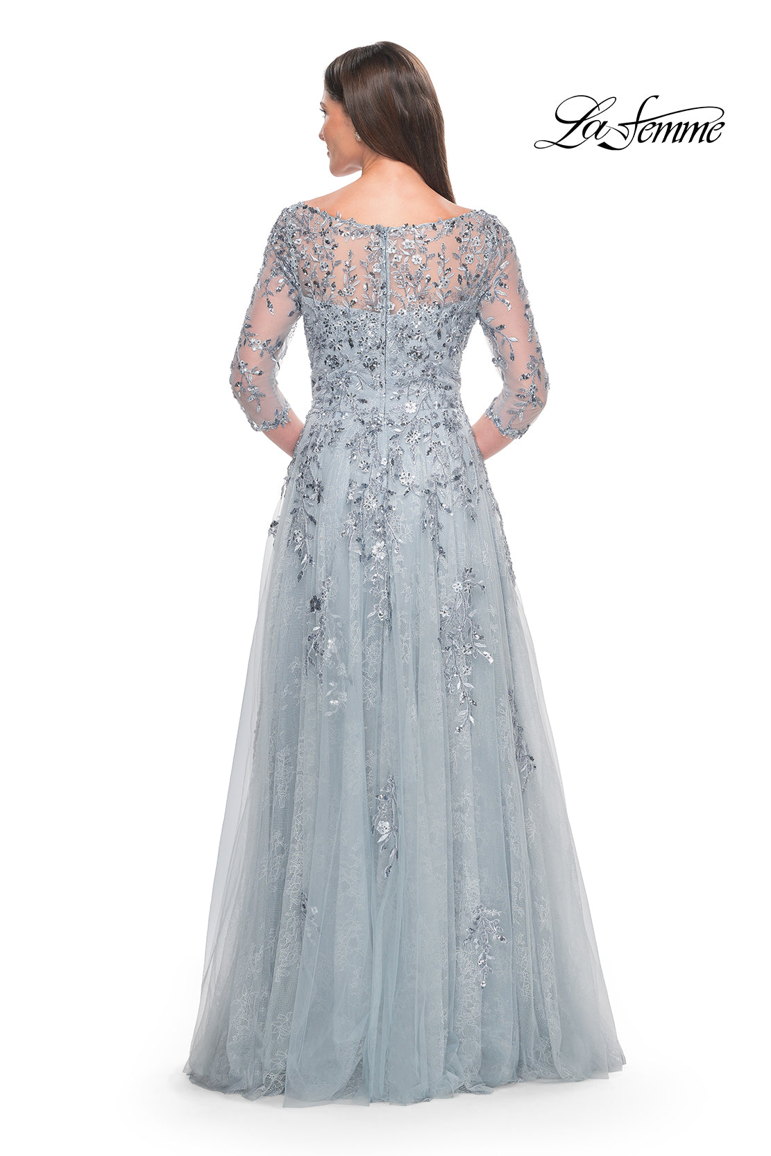 La Femme 31795 in DustyBlue, back view