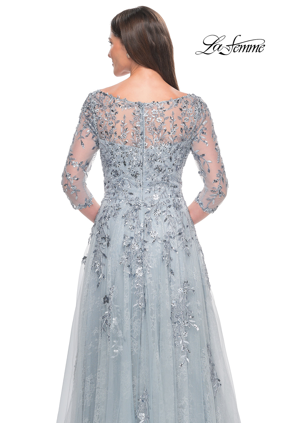 La Femme 31795 in DustyBlue, back view