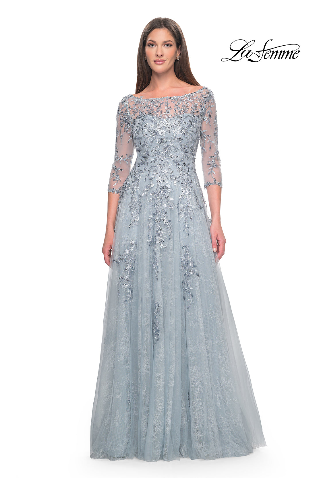 La Femme 31795 in DustyBlue, front view