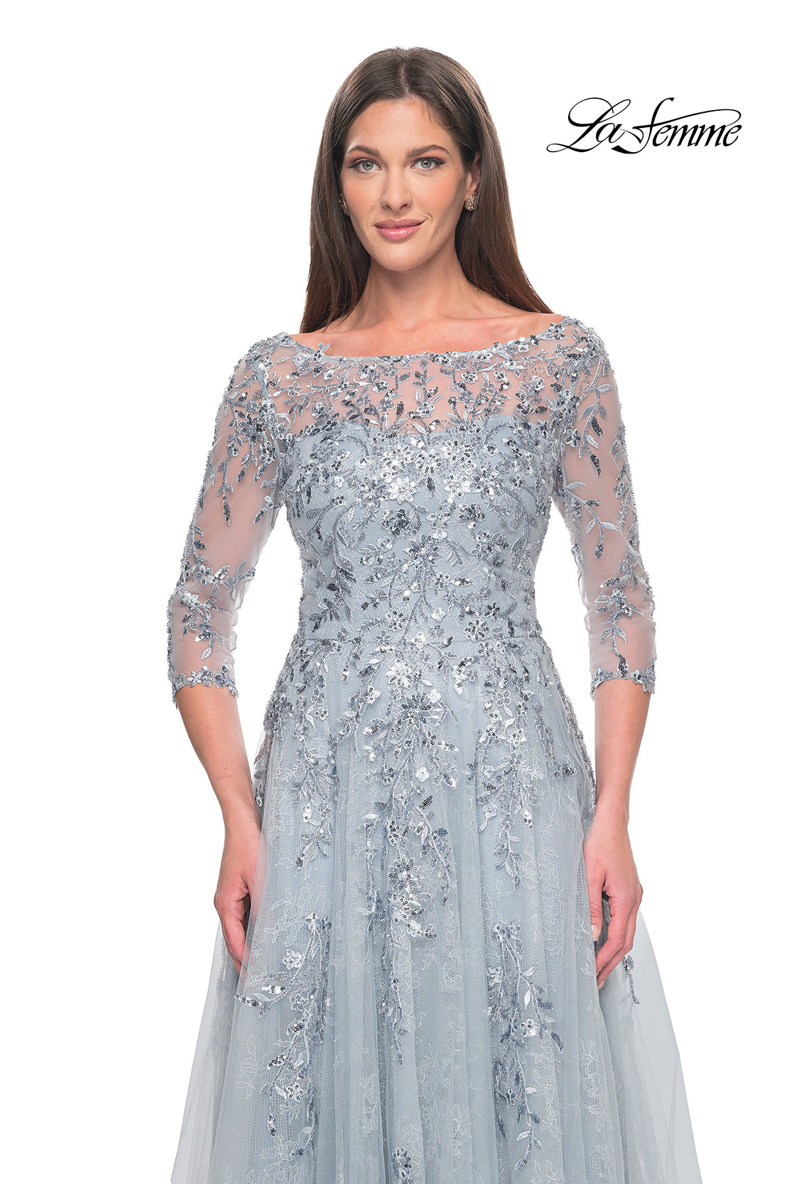 La Femme 31795 in DustyBlue, front view