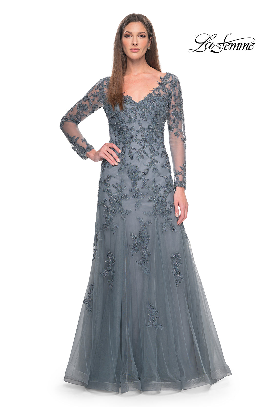 La Femme 31887 in Slate, front view