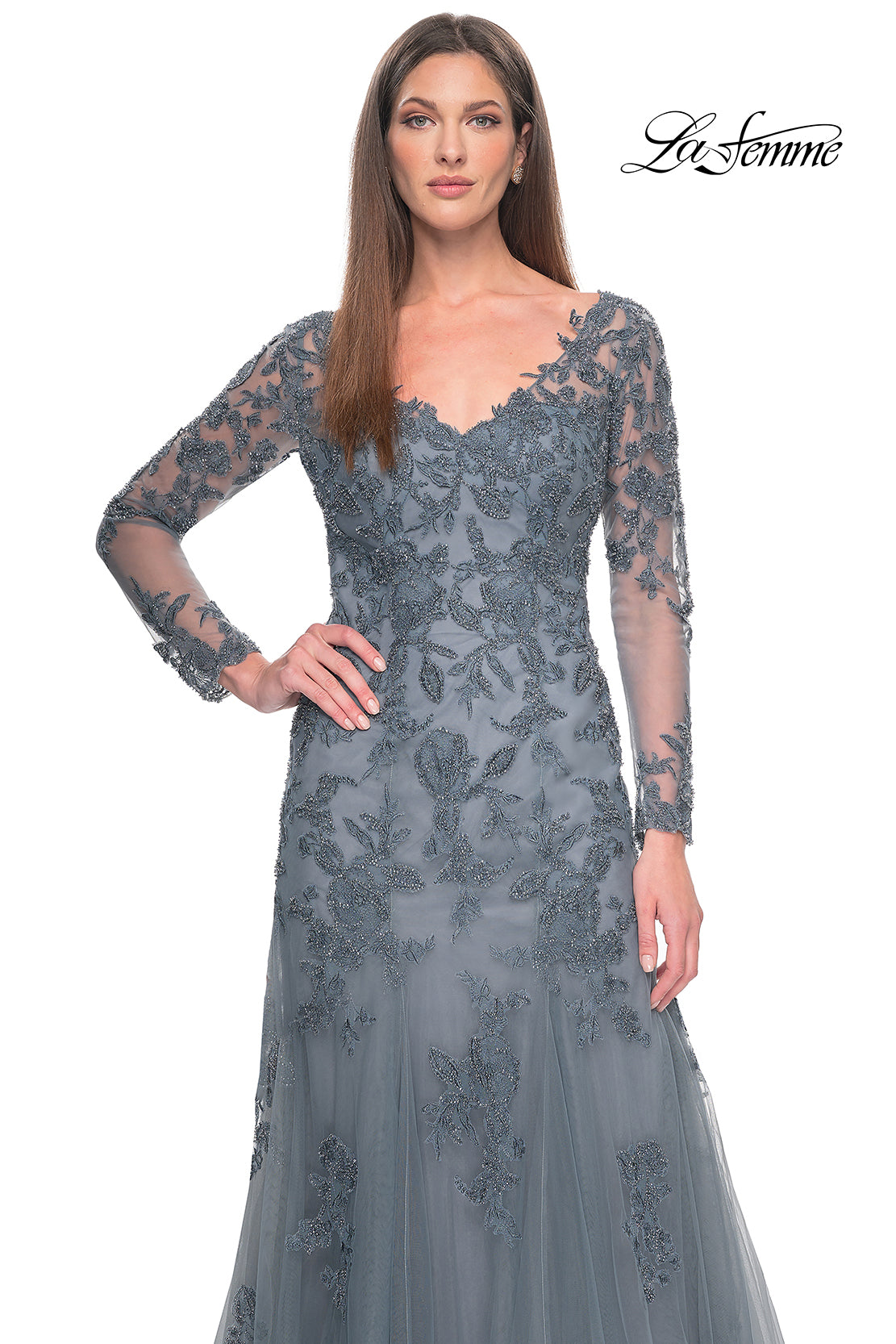 La Femme 31887 in Slate, front view