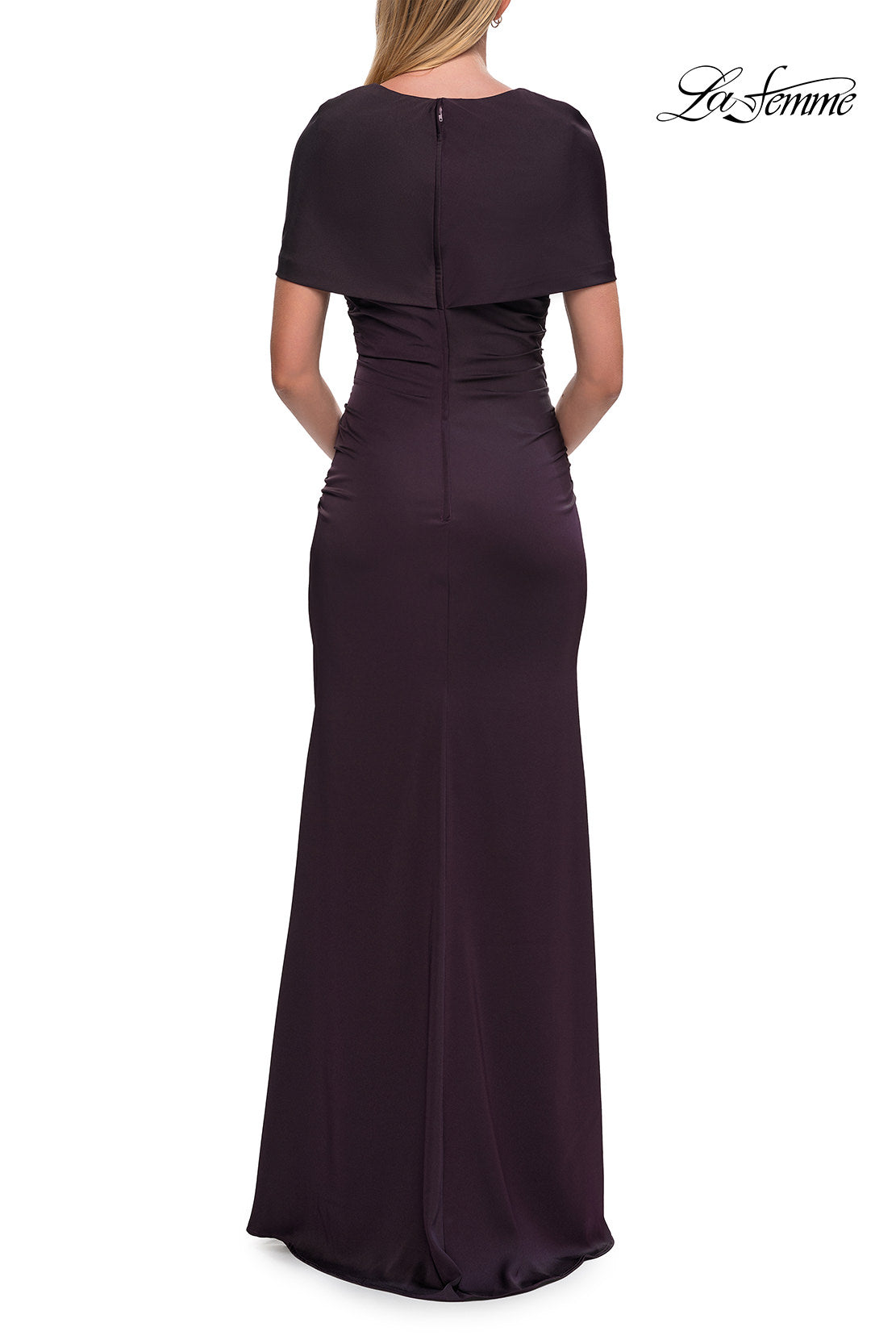 La Femme 33157 in Eggplant, back view