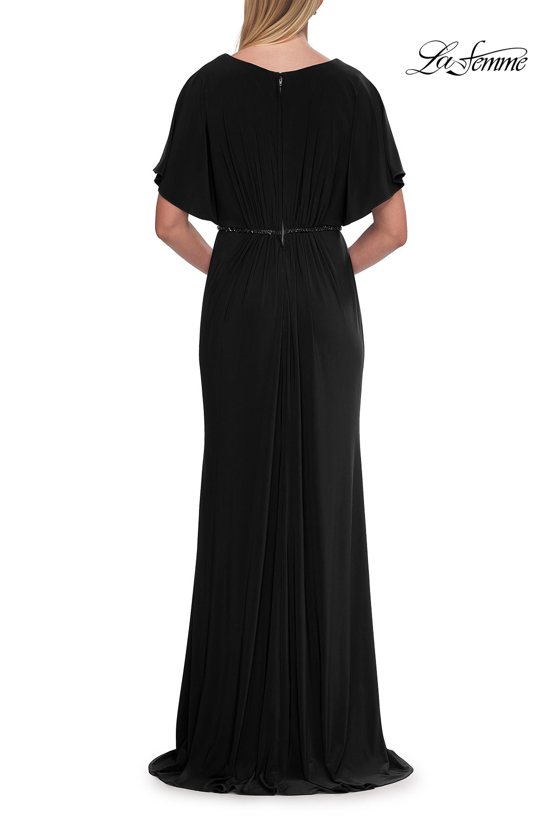 La Femme 33158 in Black, back view