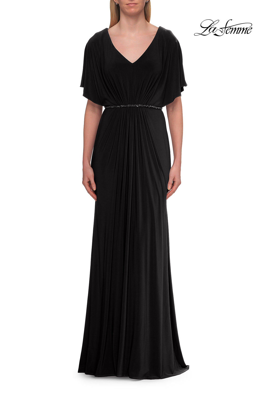 La Femme 33158 in Black, front view