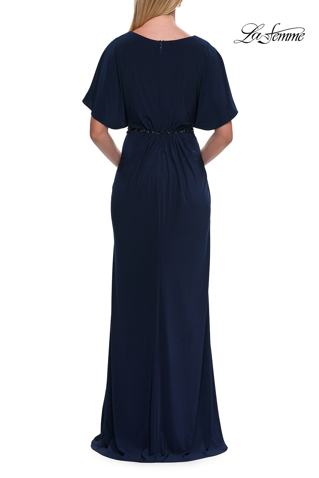 La Femme 33158 in Navy, back view