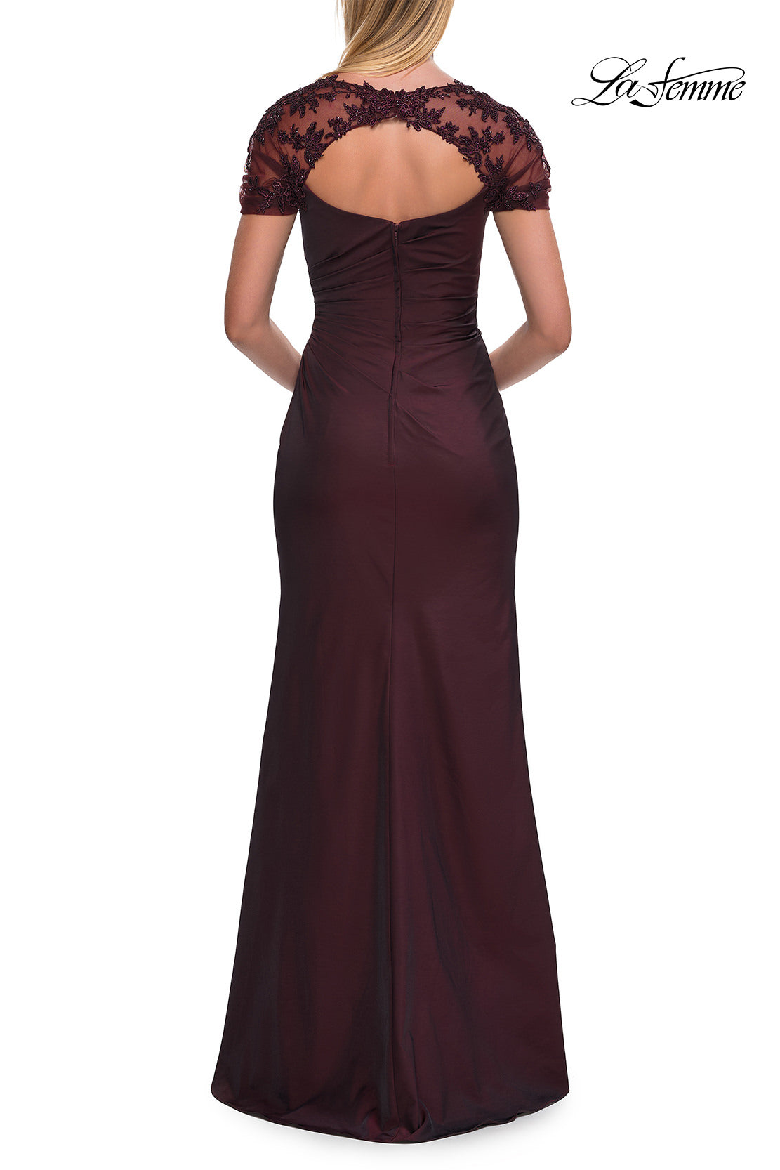 La Femme 33579 in DarkBerry, back view
