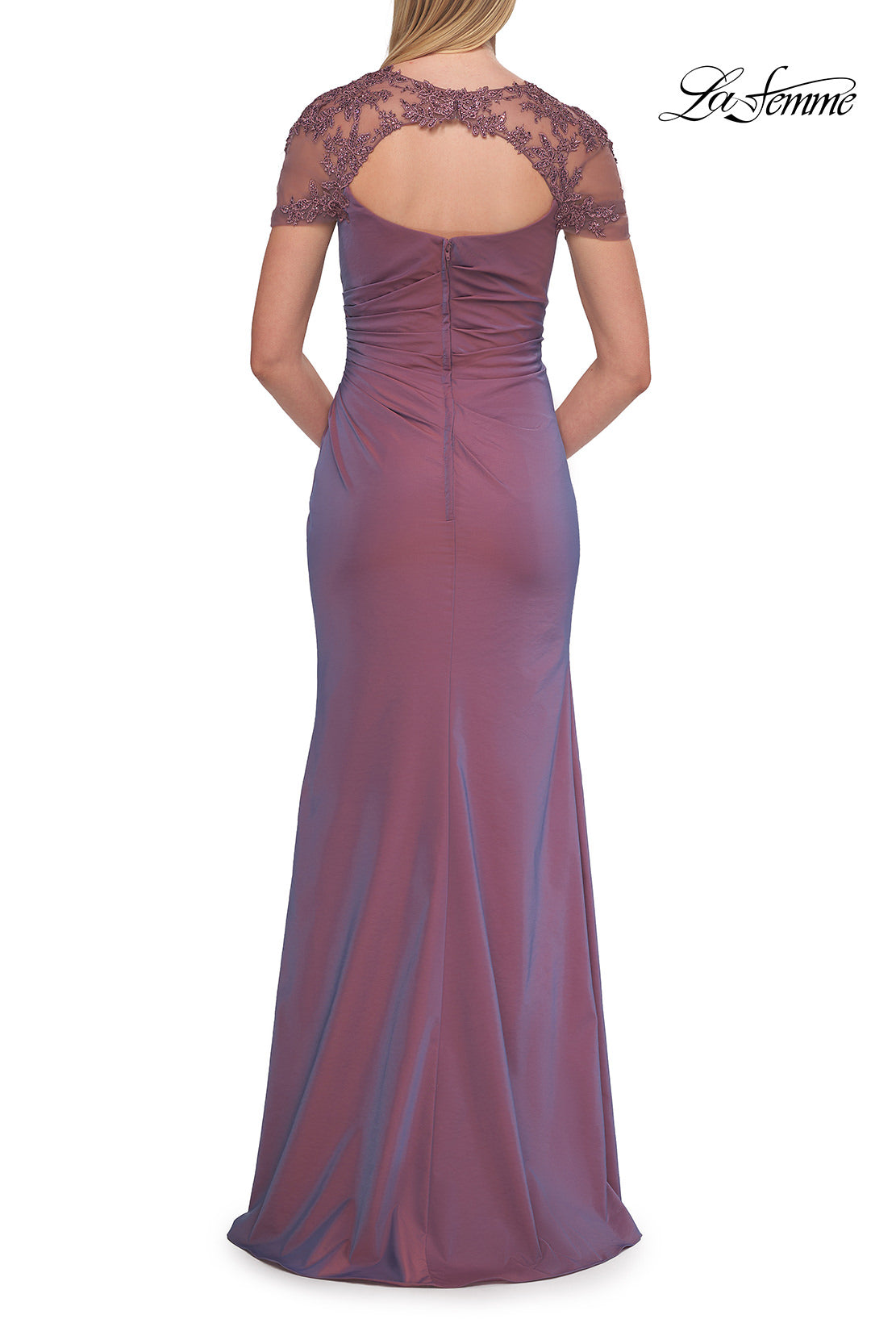 La Femme 33579 in Orchid, back view