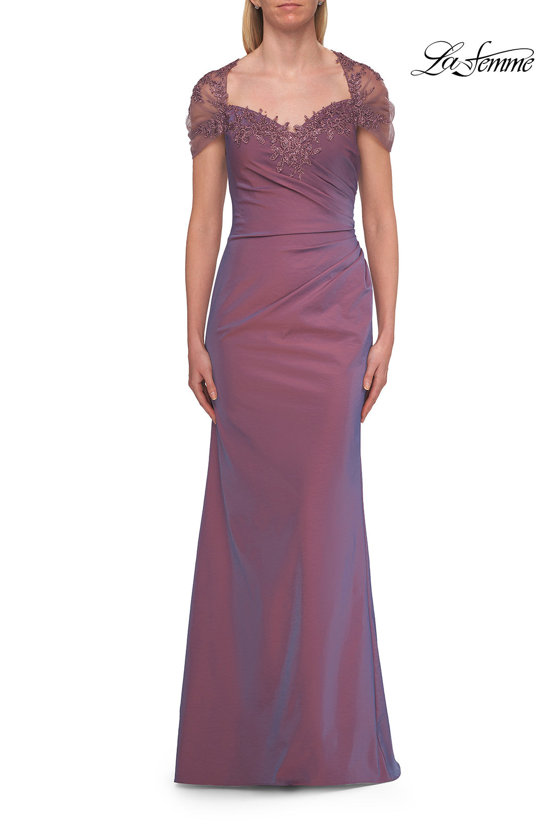 La Femme 33579 in Orchid, front view
