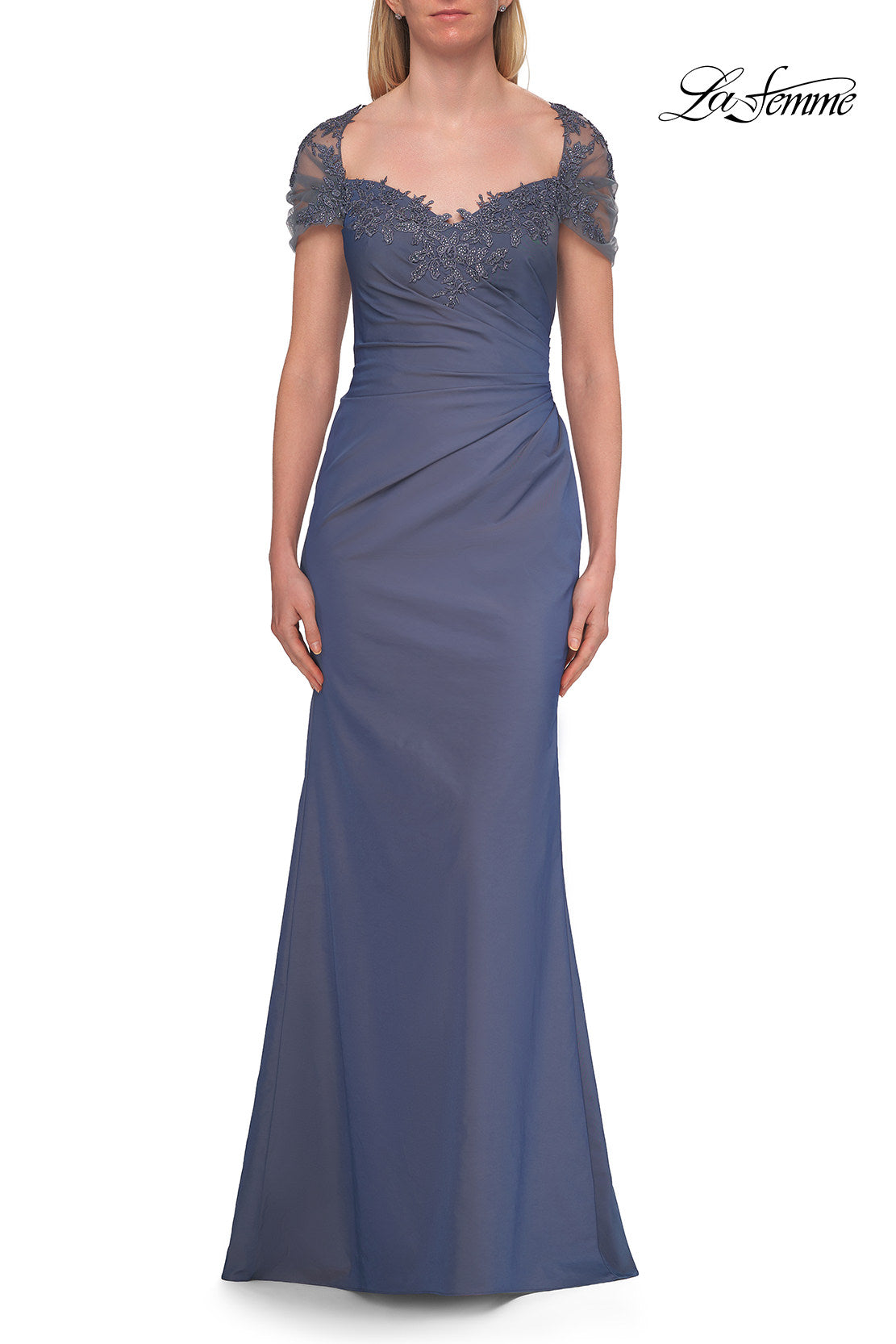 La Femme 33579 in SlateBlue, front view