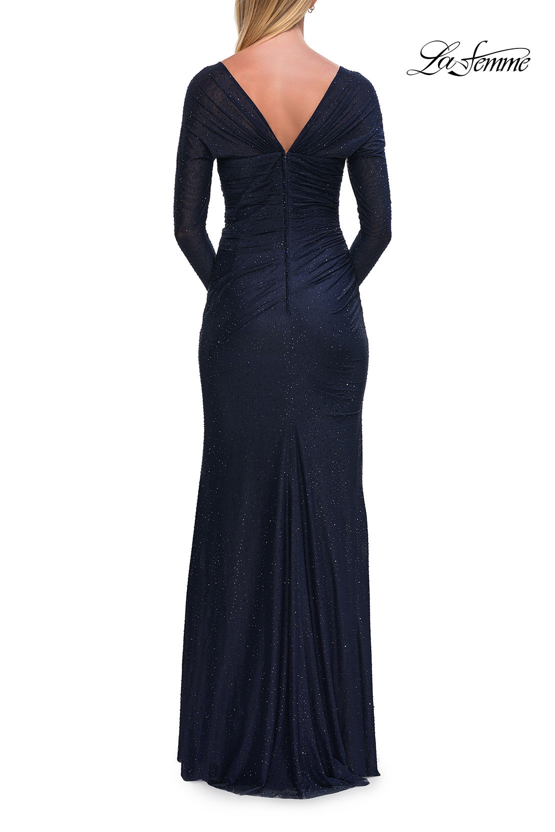 La Femme 33642 in Navy, back view