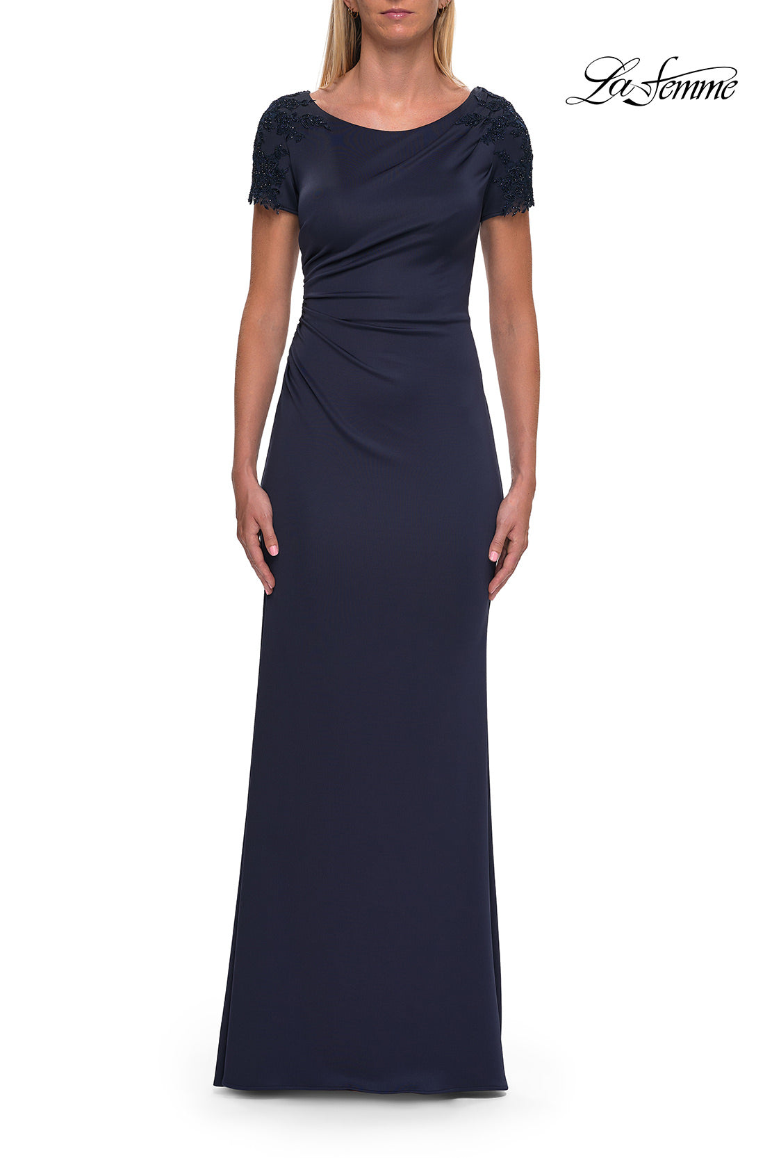 La Femme 33693 in Navy, front view