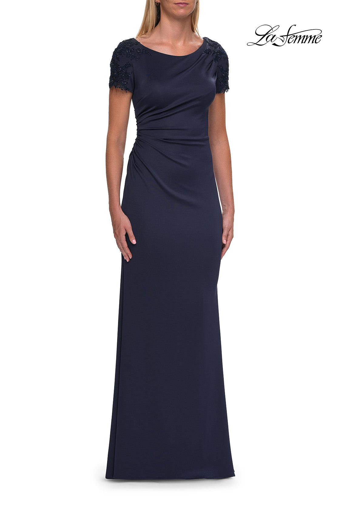 La Femme 33693 in Navy, front view