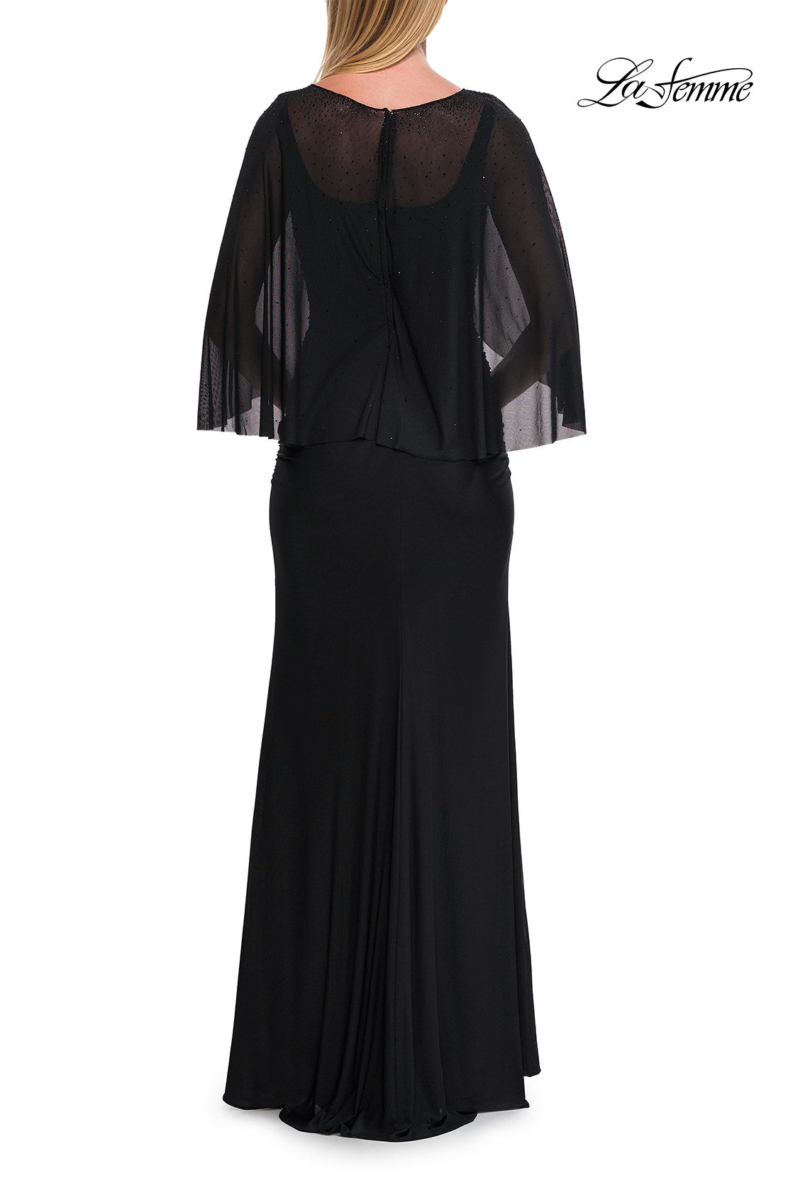 La Femme 33718 in Black, back view