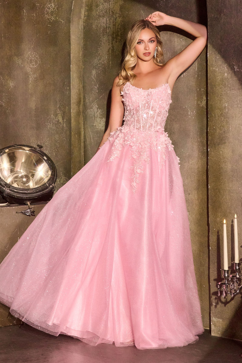 Ladivine by Cinderella Divine c174-pink-front