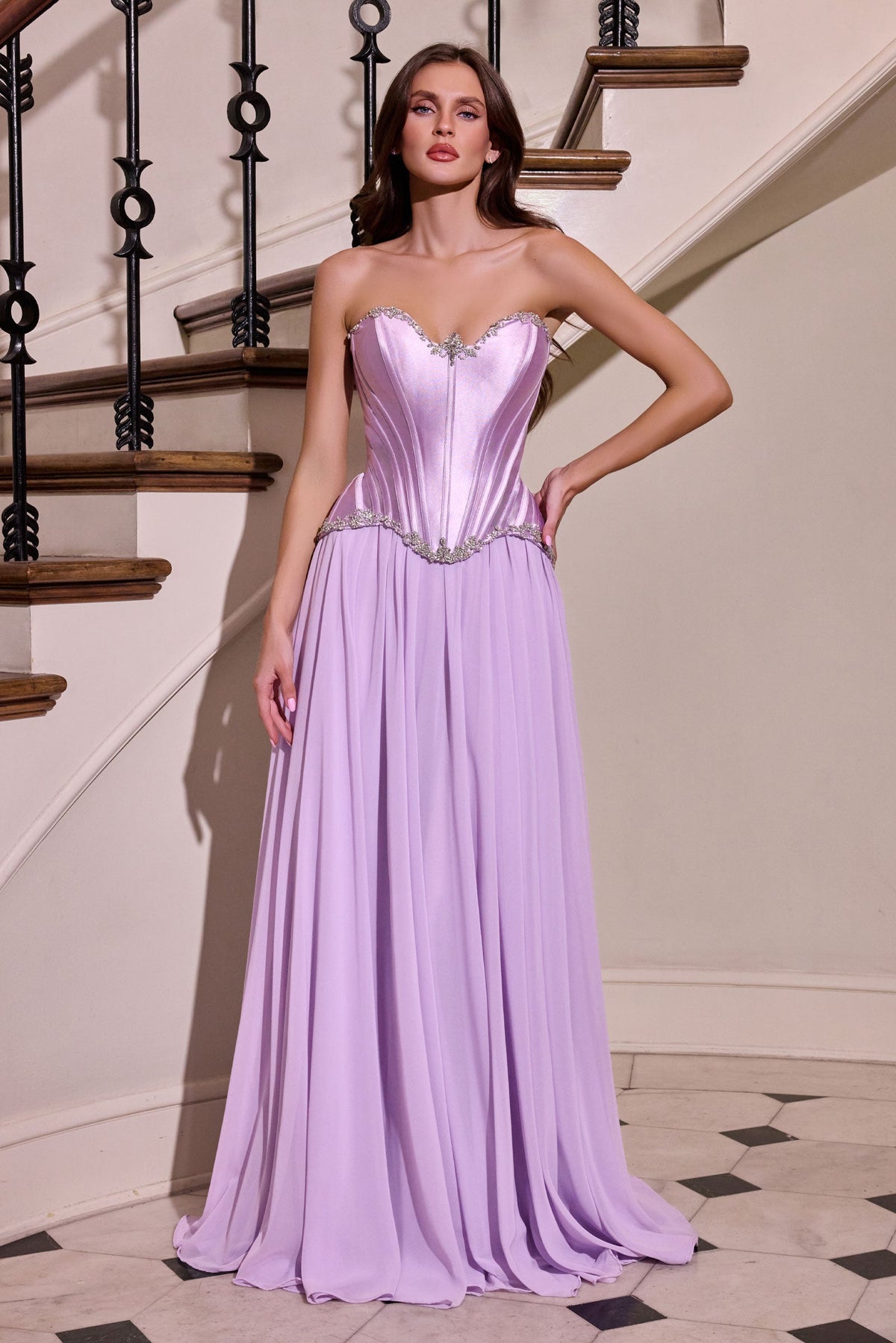 Ladivine by Cinderella Divine cd668-lavender-front