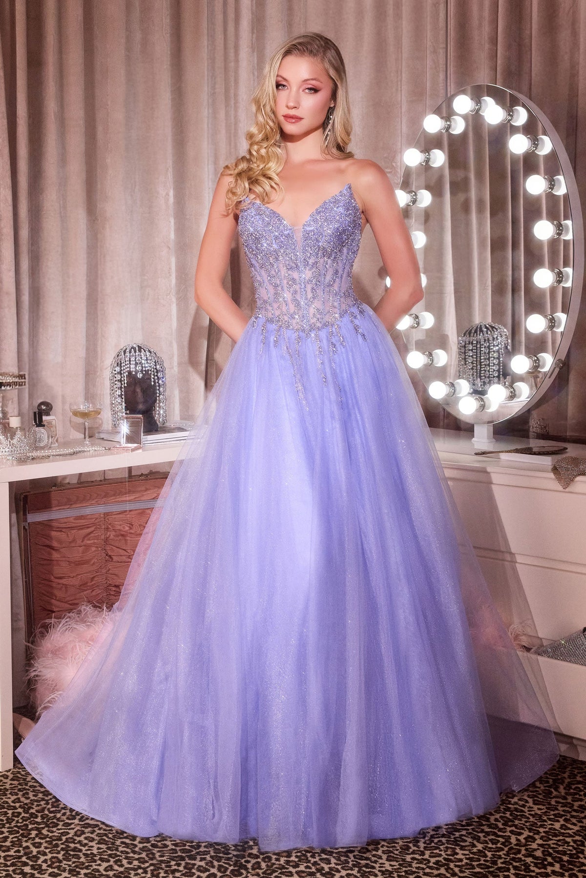 Ladivine by Cinderella Divine cd721-blue-front