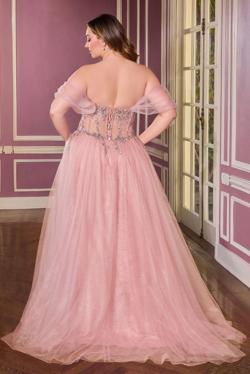 Ladivine by Cinderella Divine cd721c-mauve-back