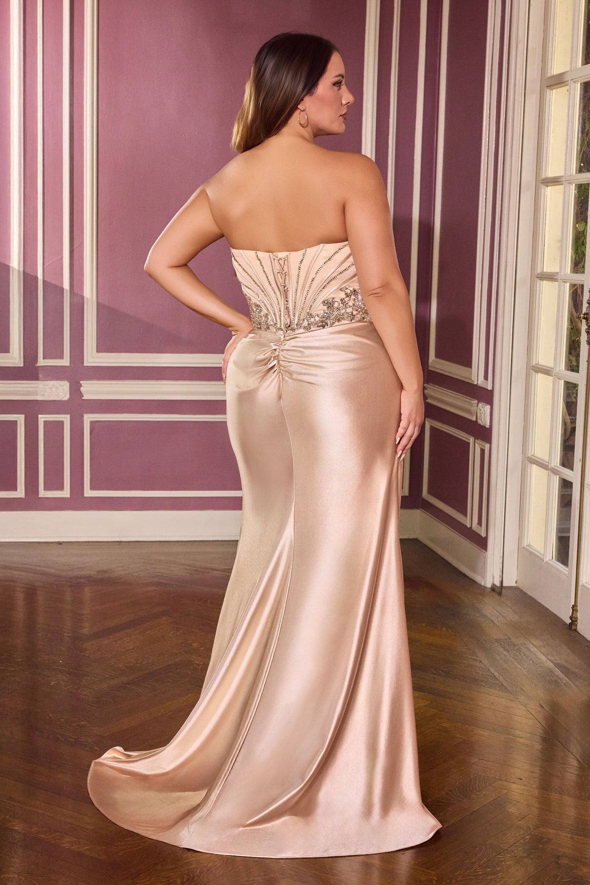 Ladivine by Cinderella Divine kv1136c-champagne-back