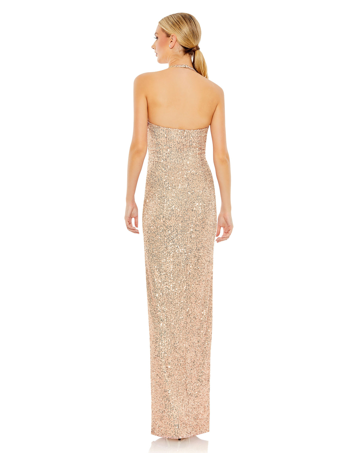 Mac Duggal 11279-rosegold-bk