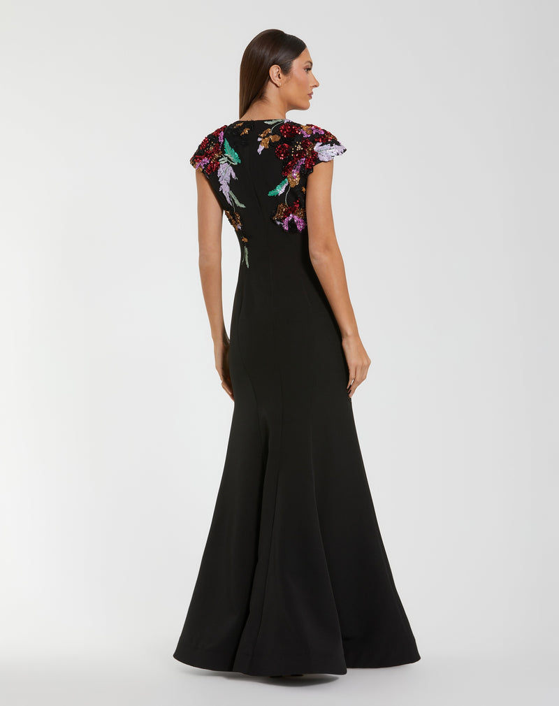 Mac Duggal 13211-blackmulti-bk