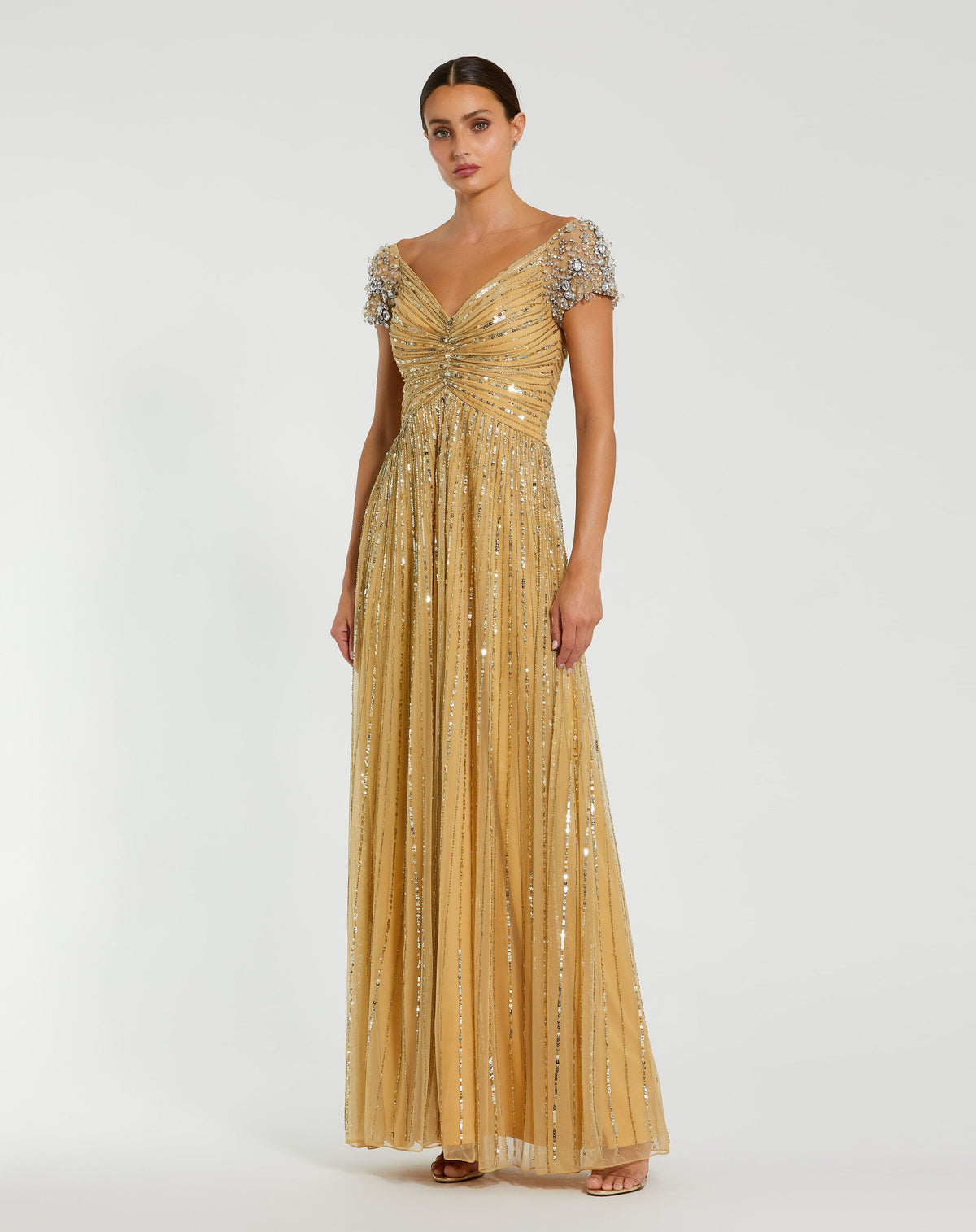 Mac Duggal 23042-gold-ab