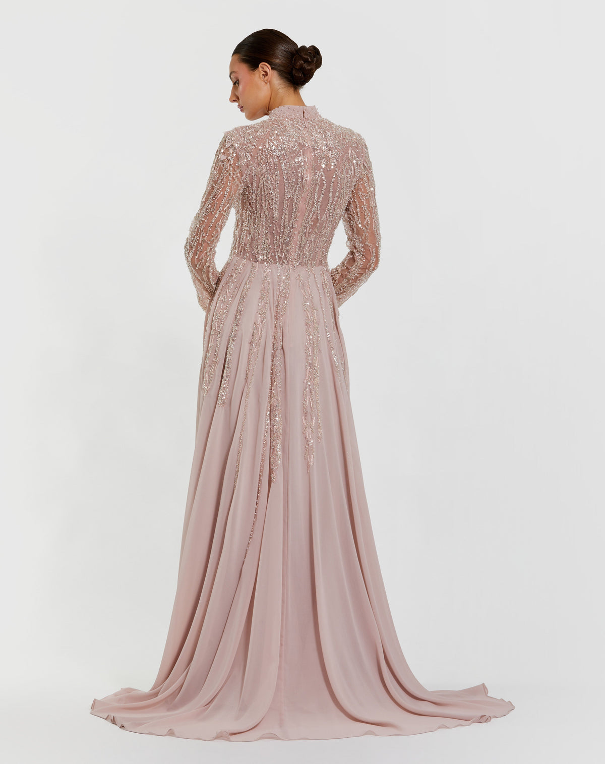 Mac Duggal 37037-dustyrose-bk