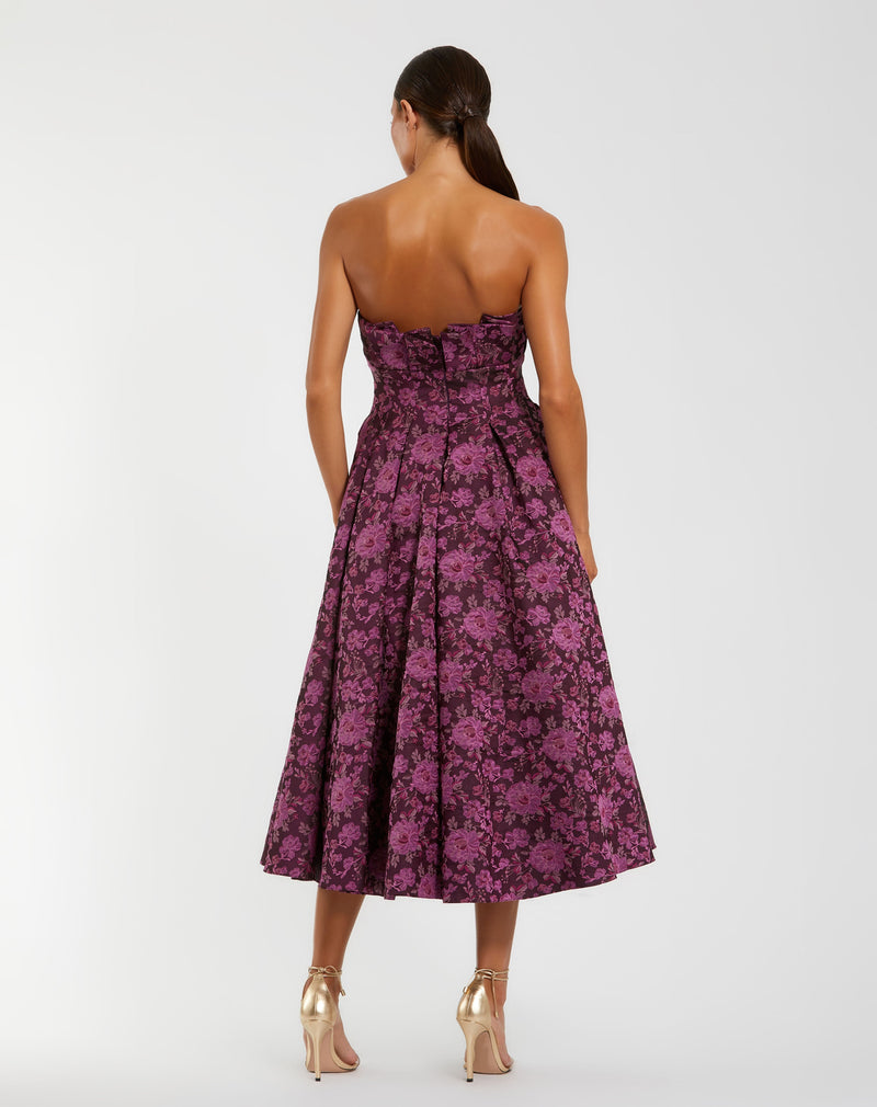 Mac Duggal 56159-magentamulti-bk