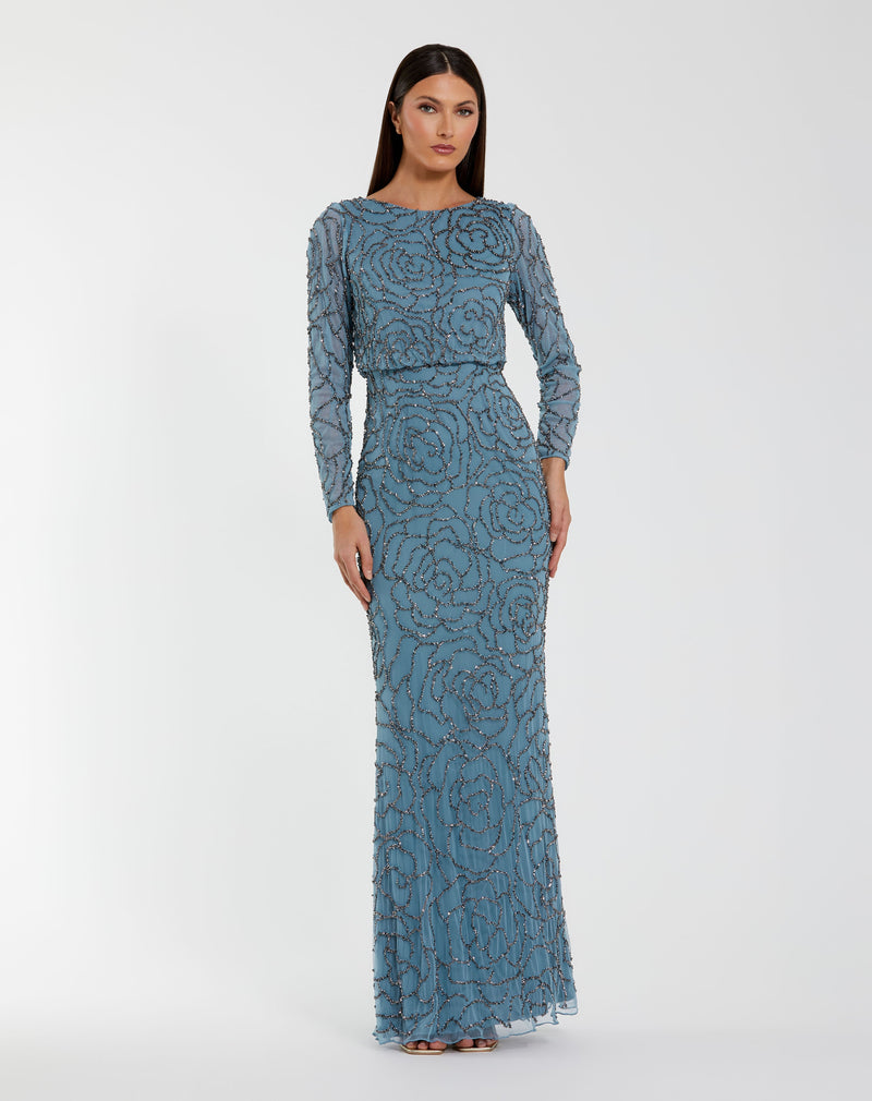 Mac Duggal 6189-smokyblue-ab