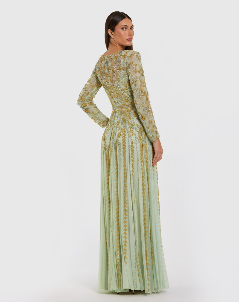 Mac Duggal 6201-lightsage-bk