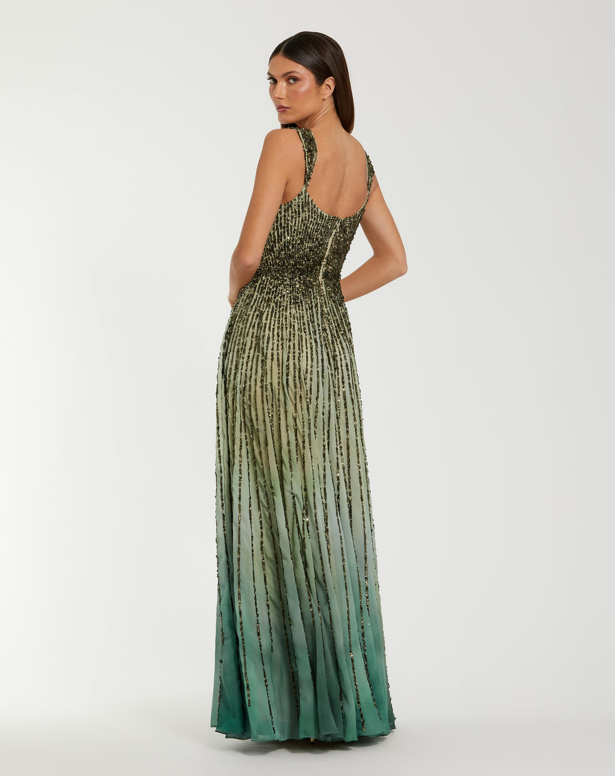 Mac Duggal 6205-patinagreen-bk