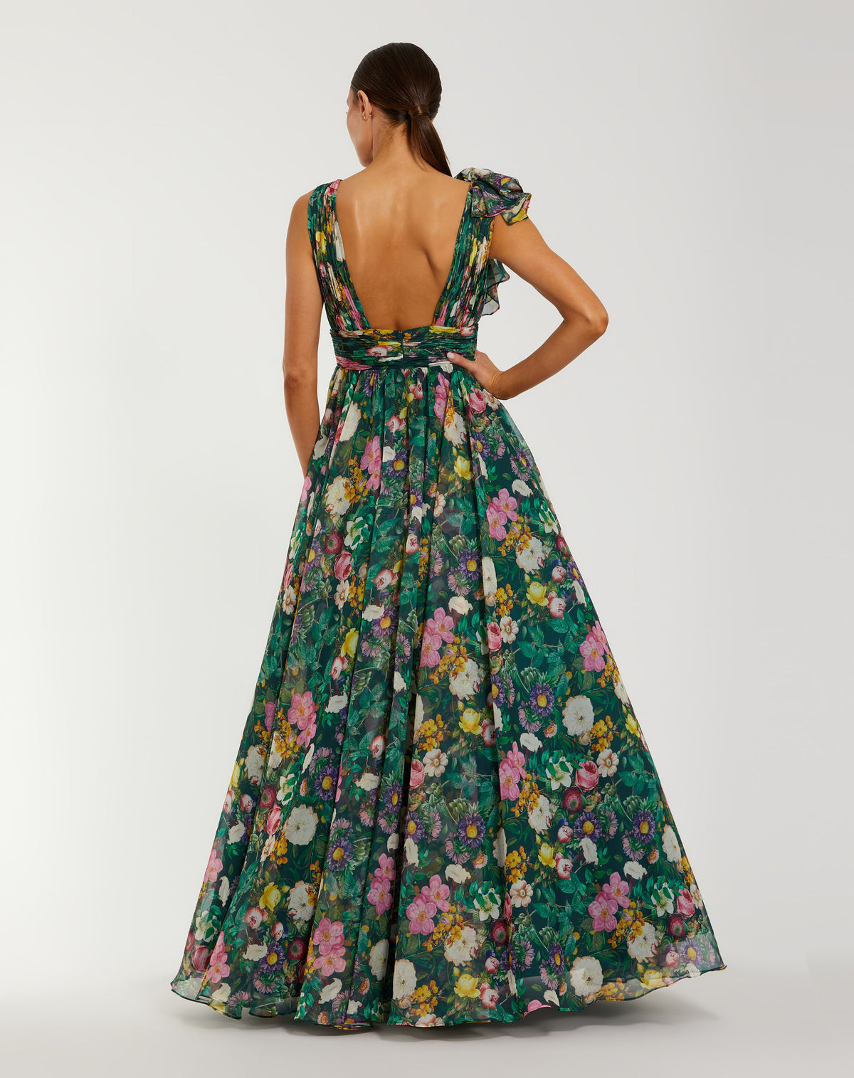 Mac Duggal 68947-deepgreenmulti-bk