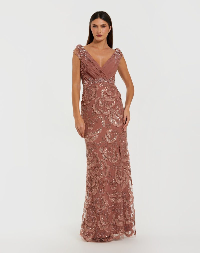 Mac Duggal 69022-rose-ab