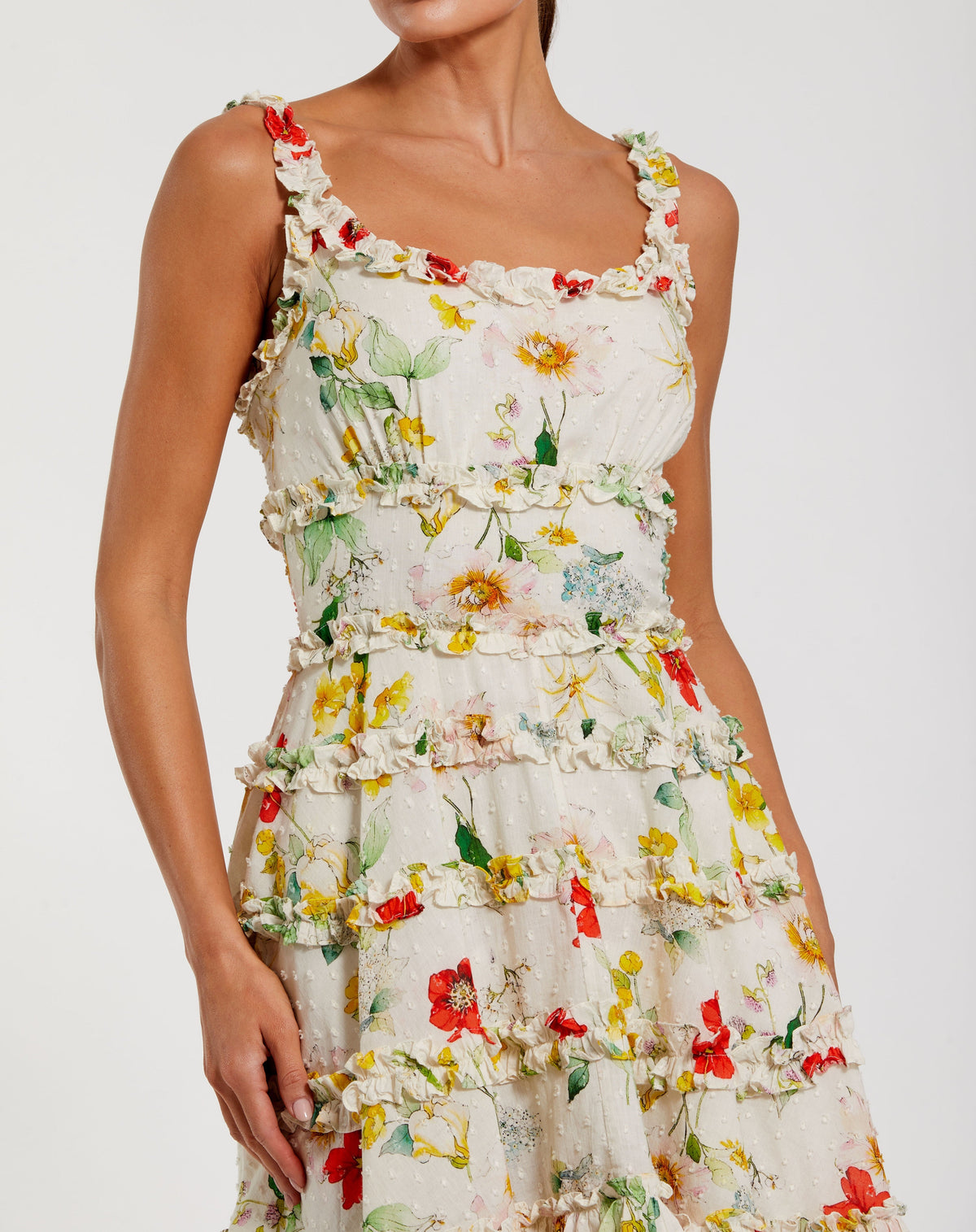 Mac Duggal 8257-ivorymulti-cl