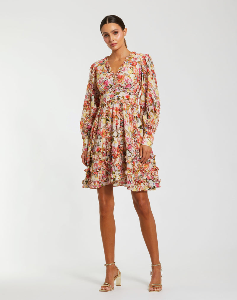 Mac Duggal 8261-pinkmulti-ab