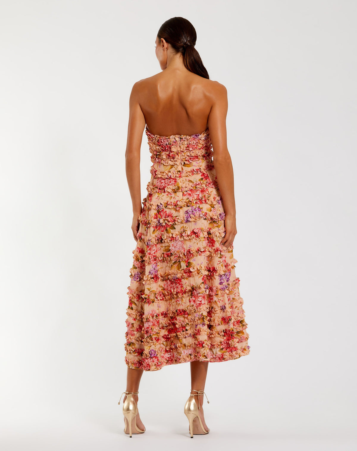 Mac Duggal 8262-pinkmulti-bk