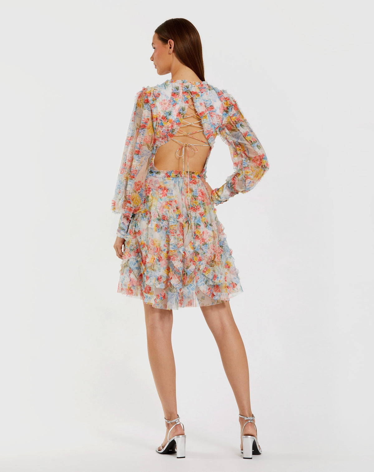 Mac Duggal 8304-bluemulti-bk