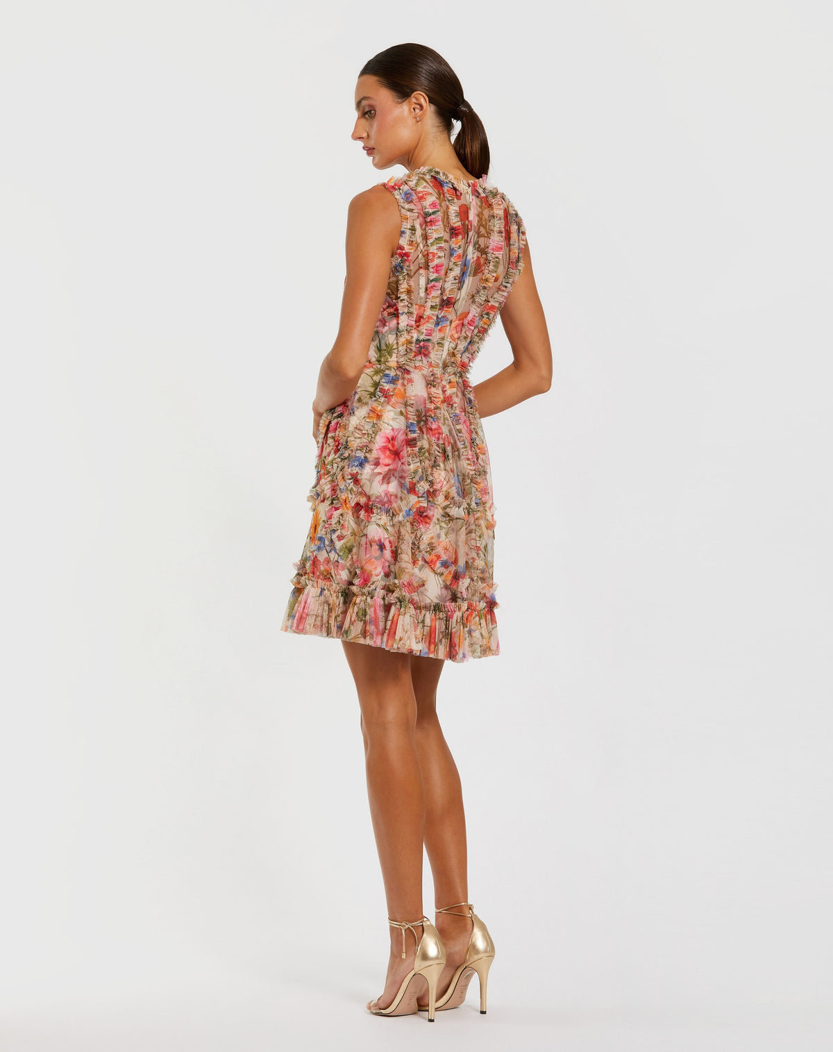 Mac Duggal 8307-creammulti-bk