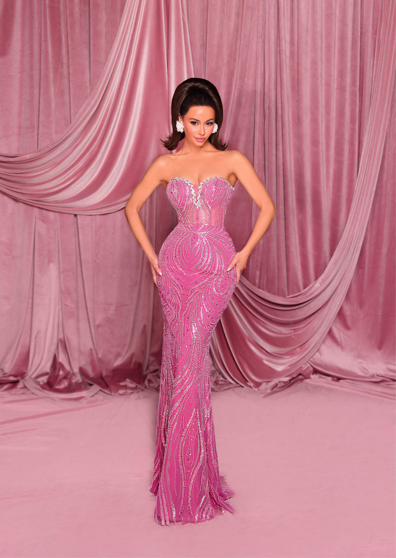 Nicoletta nc3058-fuchsia-1