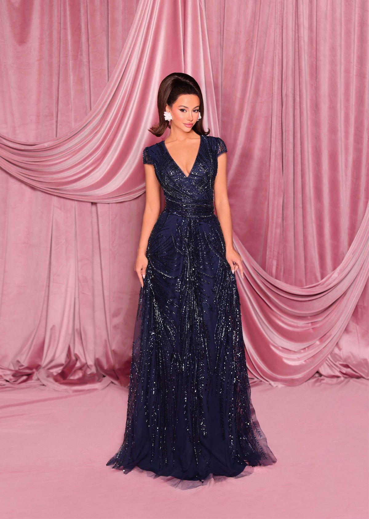 Nicoletta nc3070-navy-1