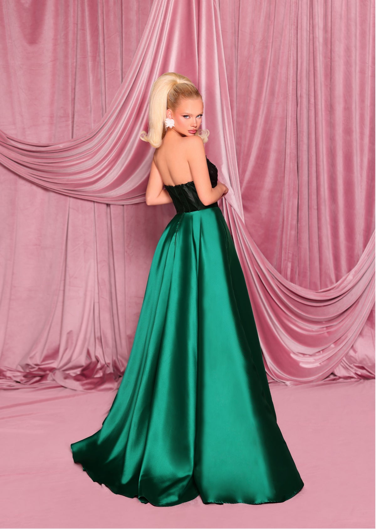 Nicoletta nc3096-black-emerald-green-2