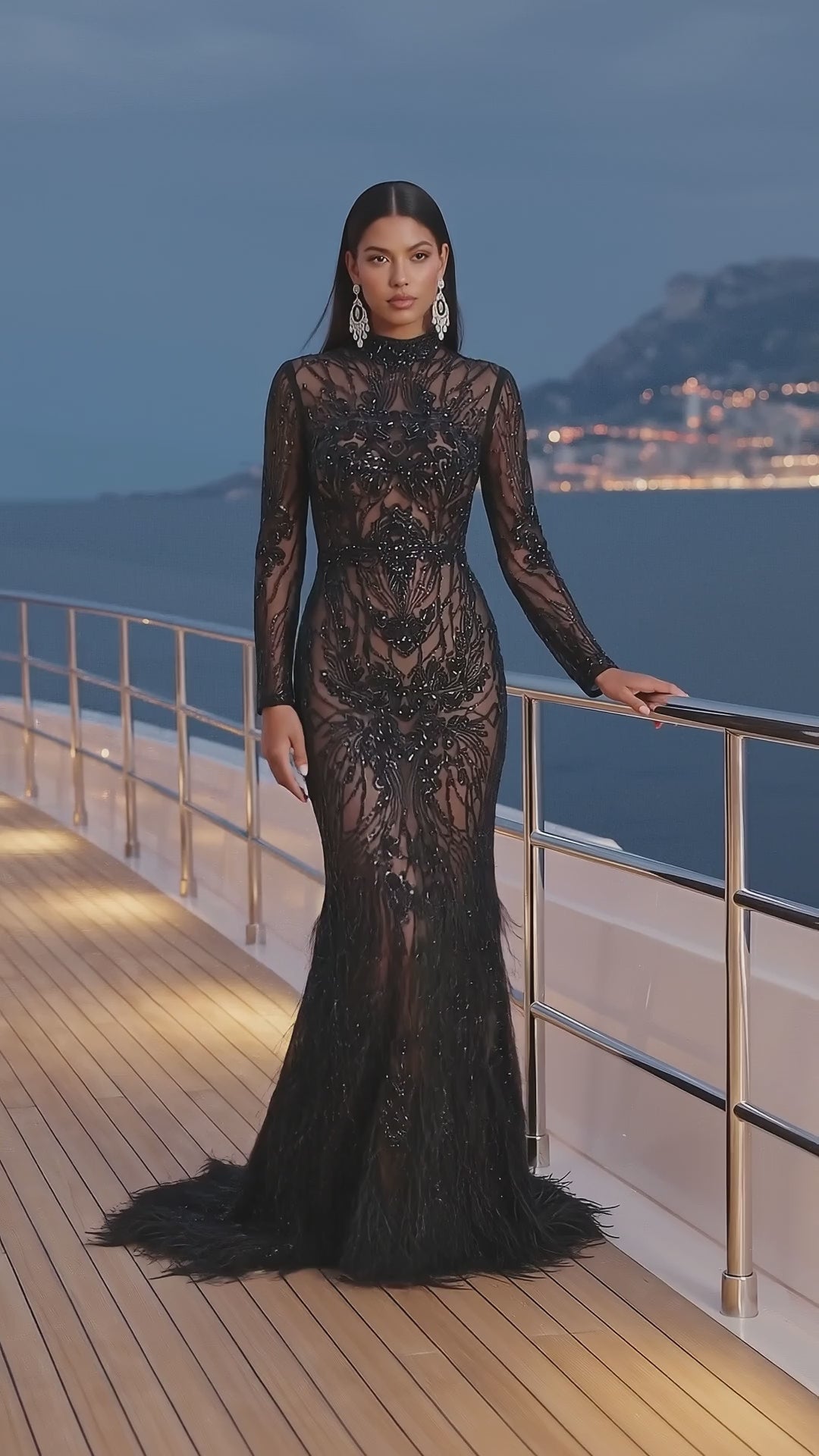 Terani 271GL8377 designer dress video